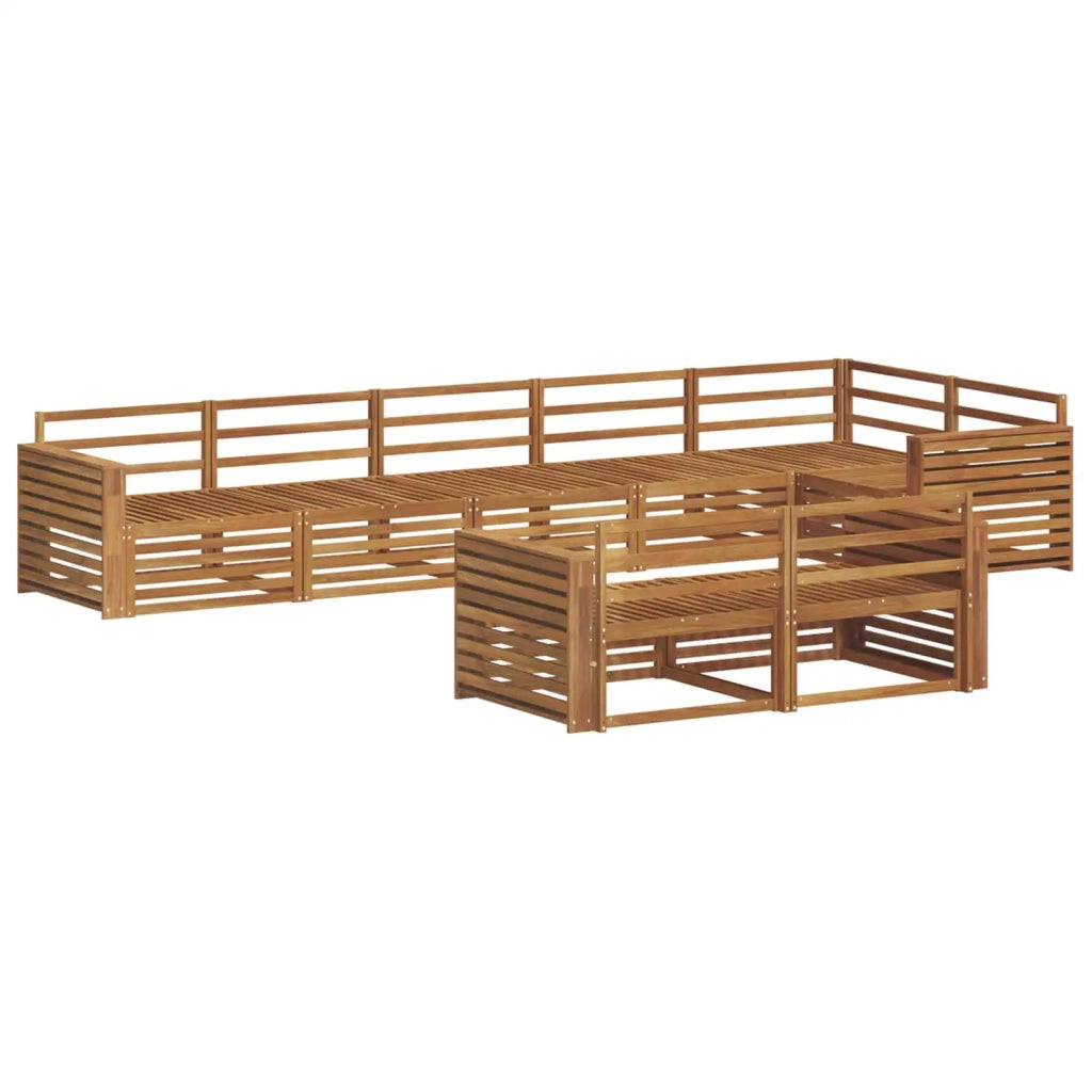 Set di divani da esterno 8 pcs Naturale 3373664
