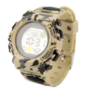 Orologio Sportivo Acqua Resistente - Cronografo Digitale Multifunzione - Orologio con Illuminazione Notturna - Orologio da Esterno - Cinturino in Plastica PU