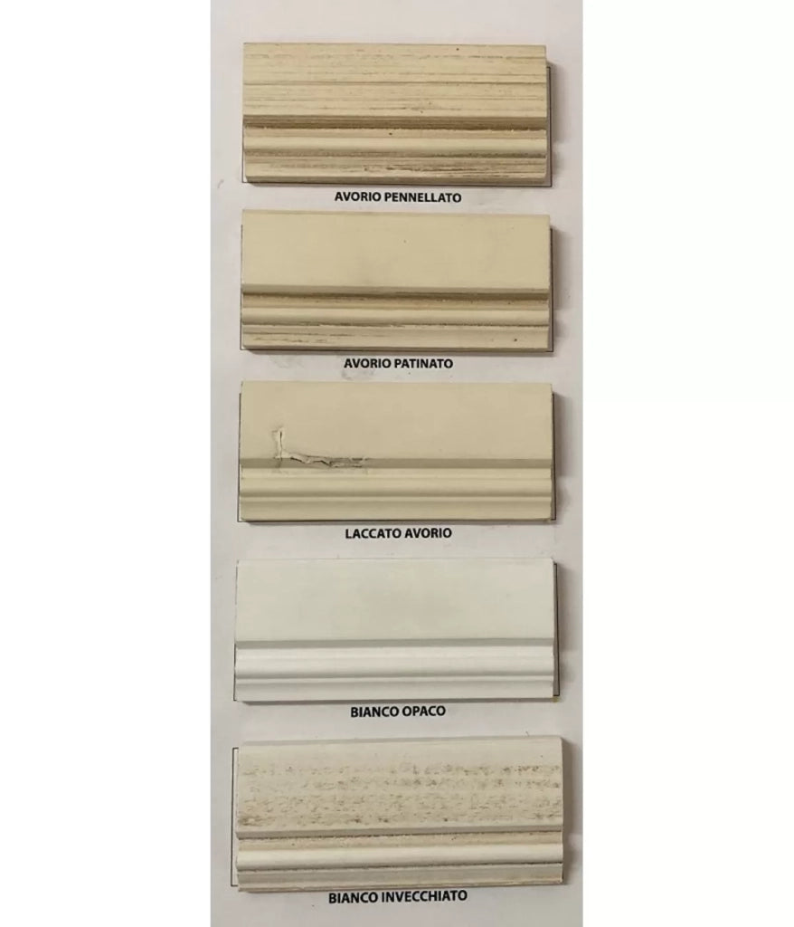 Tavolino shabby rettangolare in legno bianco/naturale l.100 p.60 h.45 - Mobili 2G