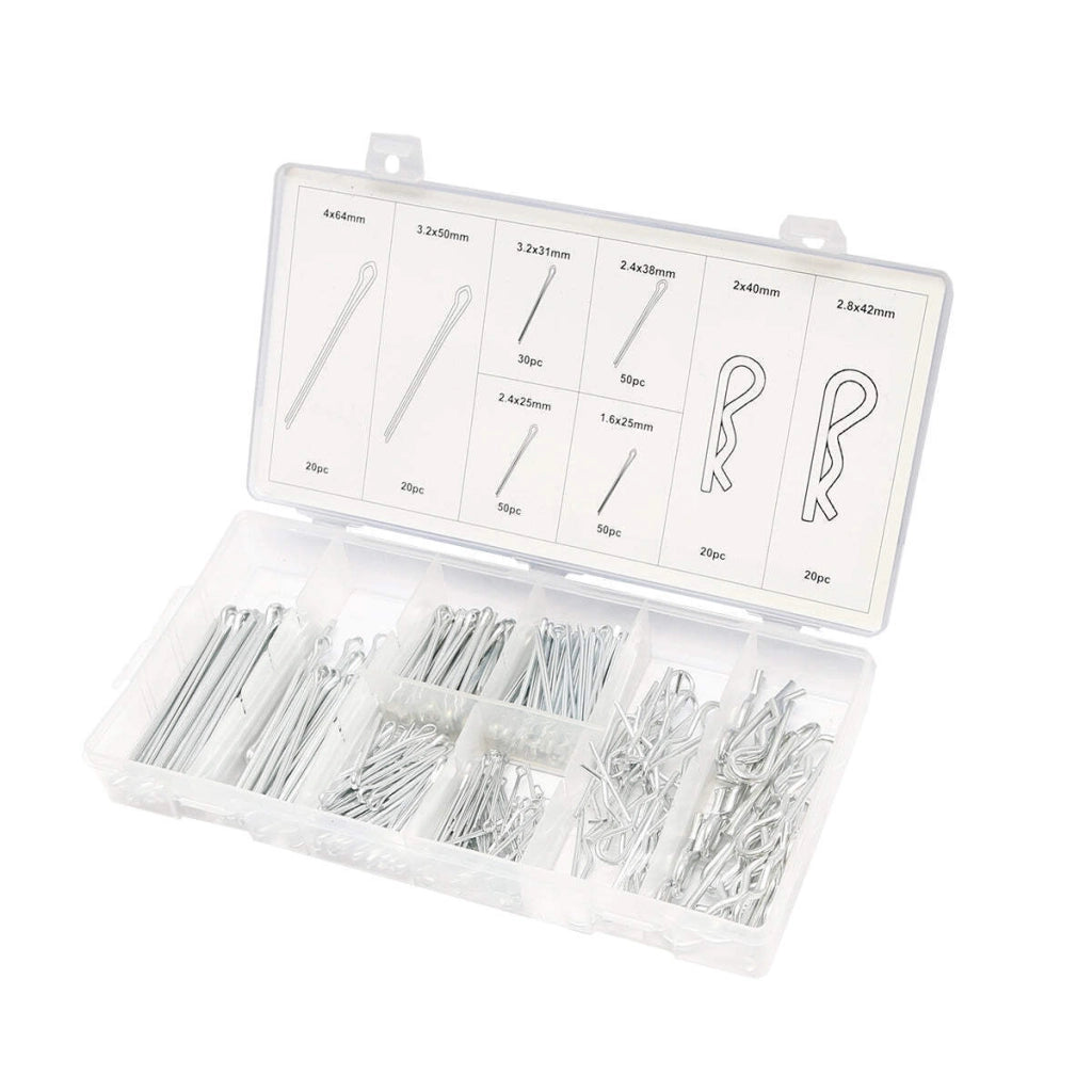 Set di 260 spine dritte e spille di sicurezza