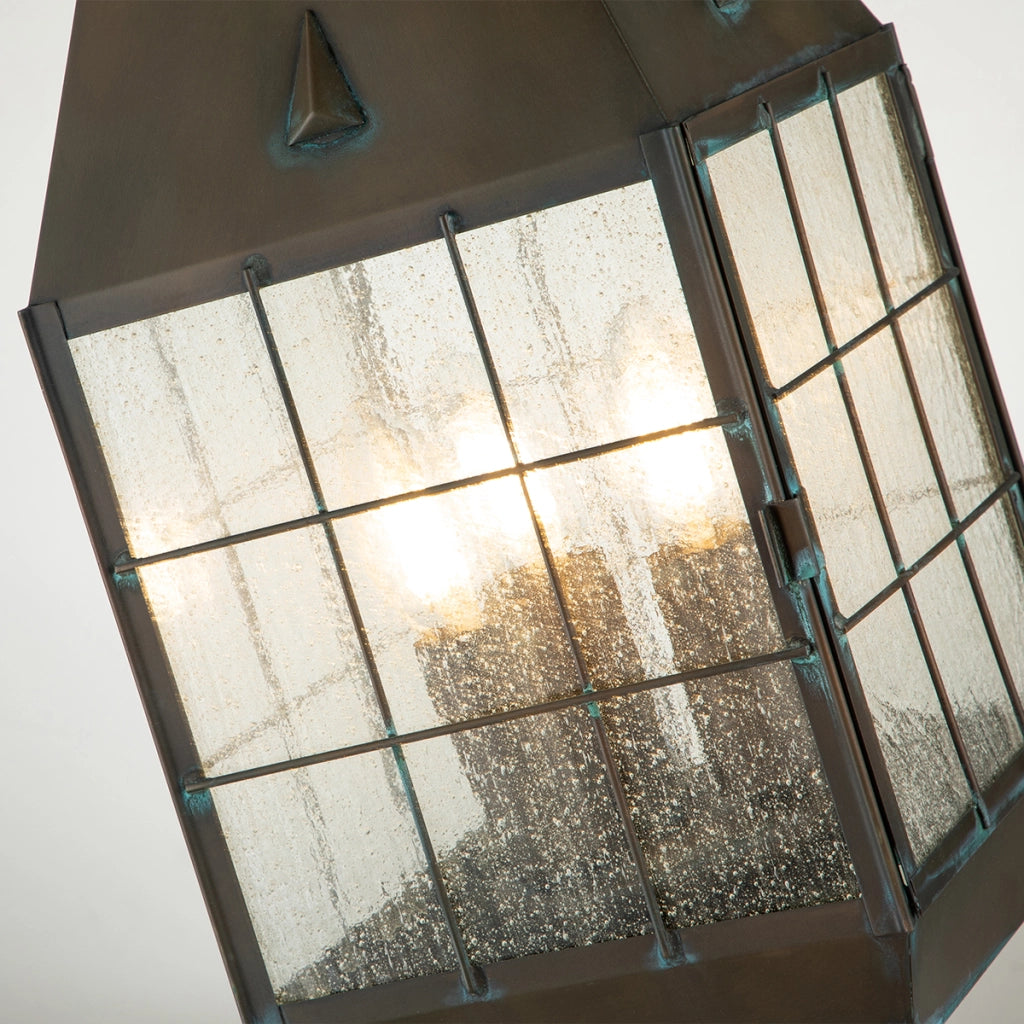 Lampada a colonna esterno Nantucket Quintiesse ottone E14
