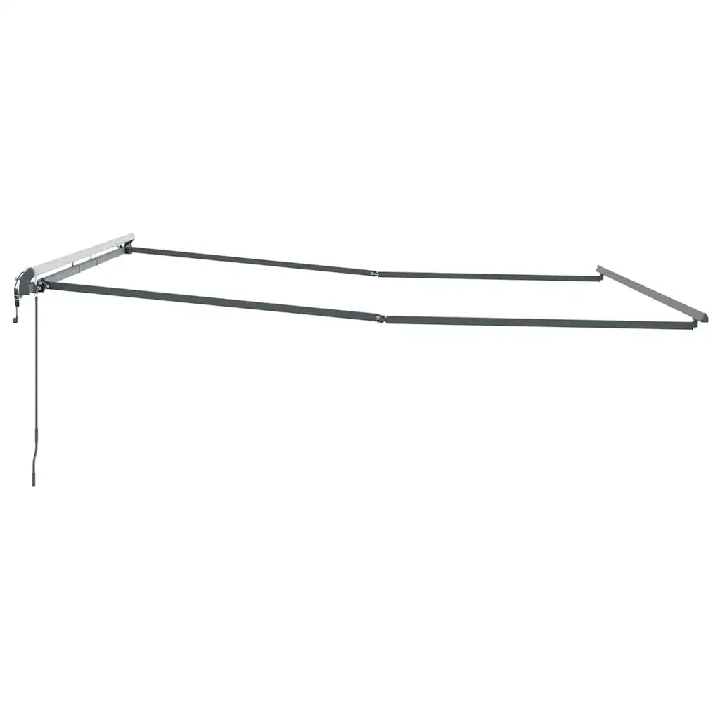 Tenda da Sole Antracite 4 × 3,5 m Metallo 313255