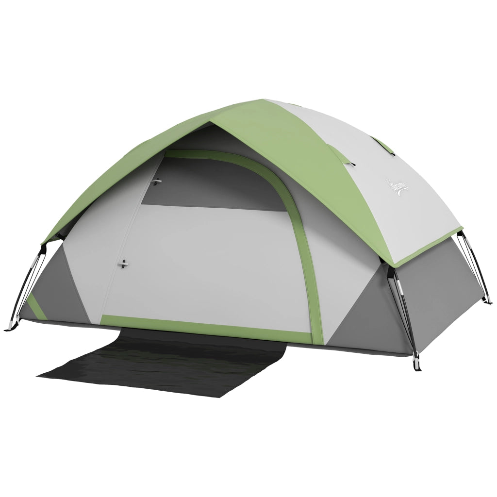 Tenda per 2 Persone ¨C Minimal ¨C Grigio Verde Leggera Impermeabile