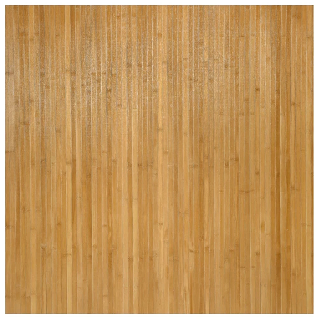 Tappeto del soggiorno | Tappeto Rettangolare Naturale 100x100 cm in Bamb¨´