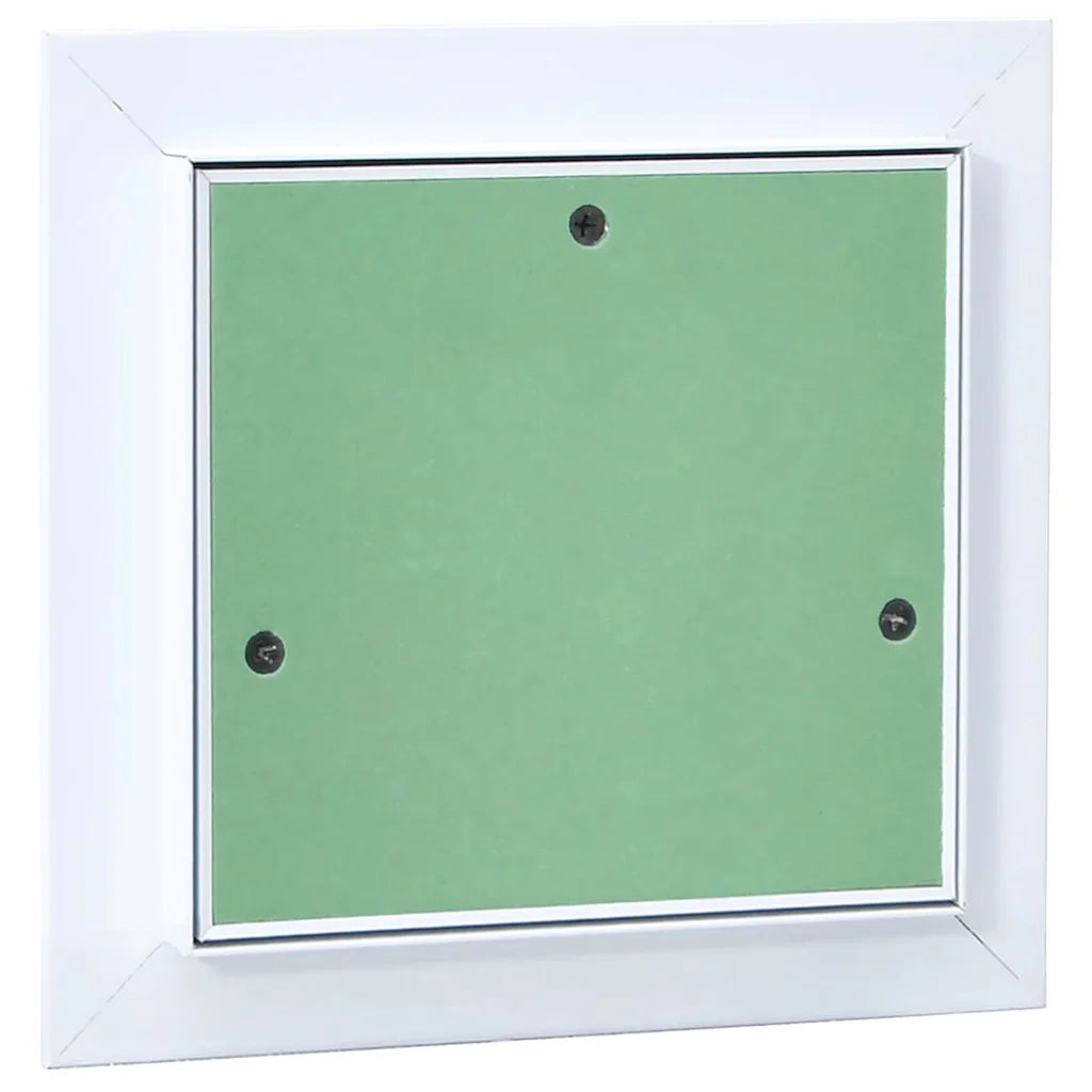 Pannello di Accesso Verde e Argento 20 x 20 cm 4018449