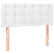 Testiera | Testata Bianco 100x5x78/88 cm in Similpelle