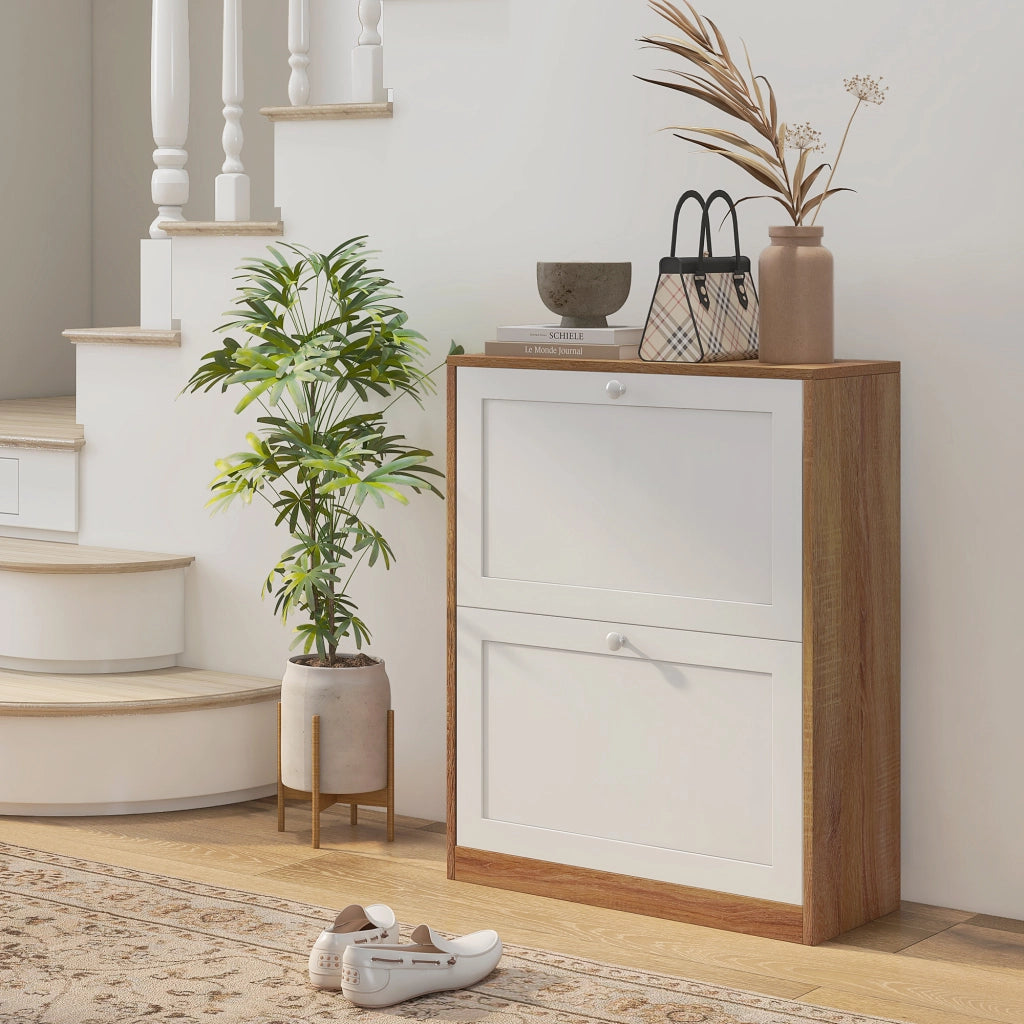 Scarpiera con 3 Ripiani Regolabili ¨C Minimal ¨C 60x24.5x75.5 cm
