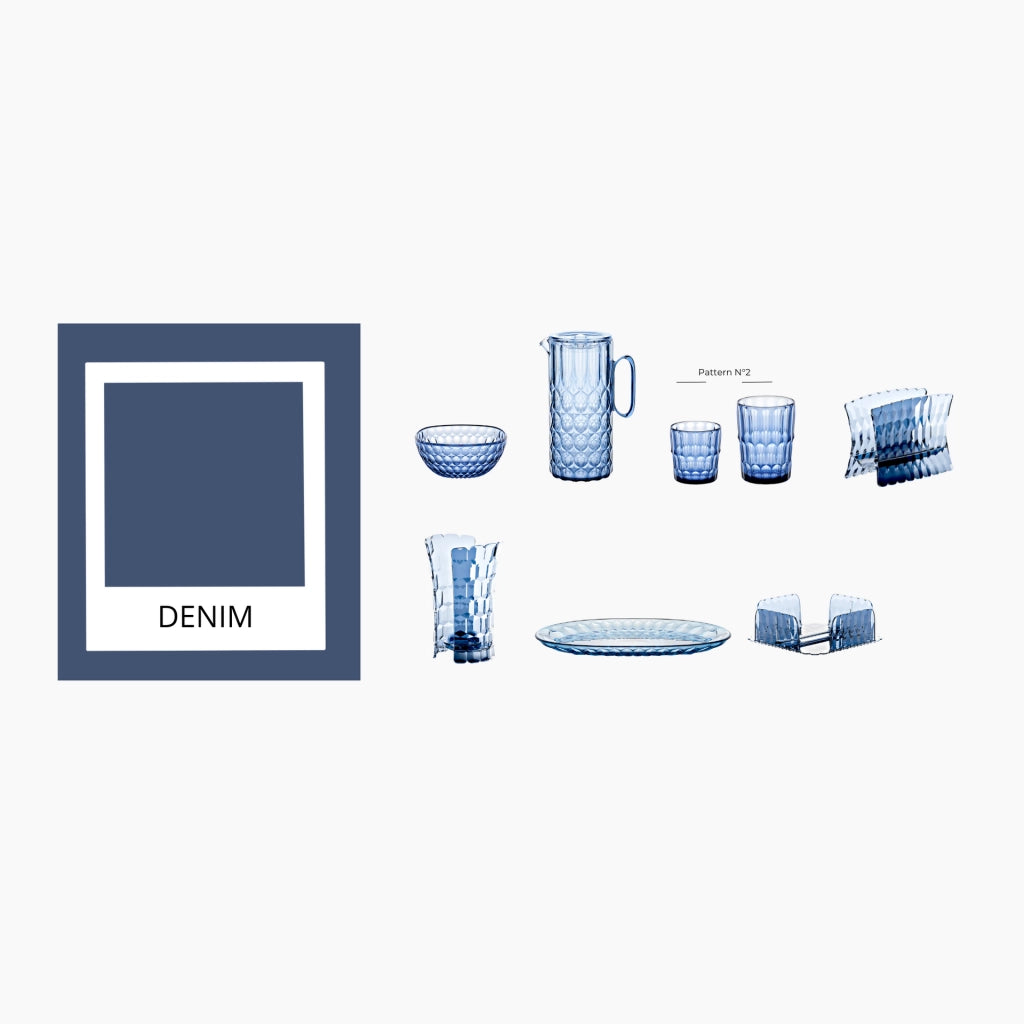 Caraffa Vanity con coperchio colore blu 1750 cc