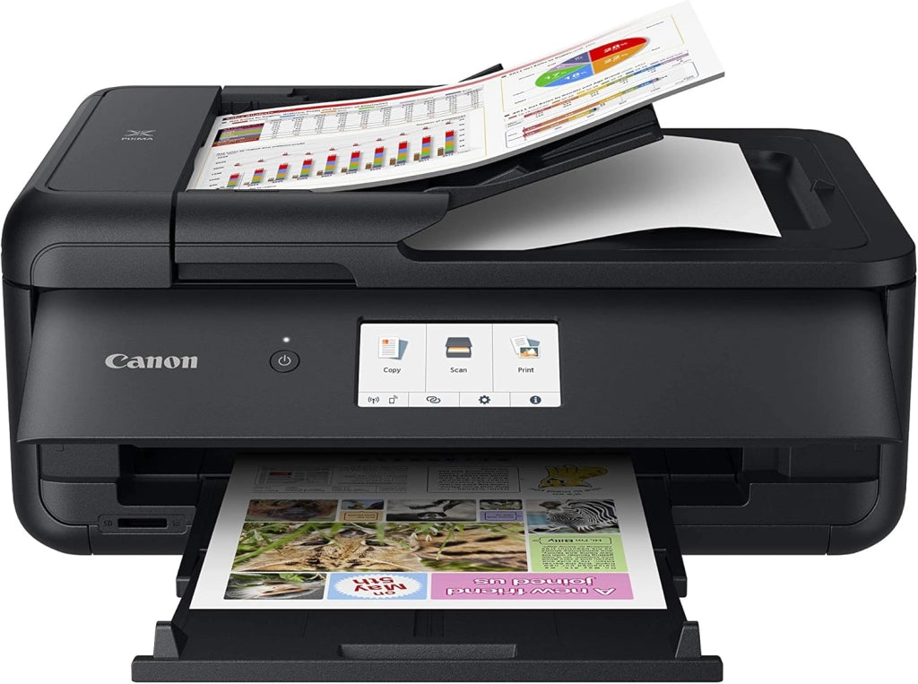 Canon Pixma Ts9550 Stampante Inkjet 3-1 Wireless A3 Con Adf, Nera