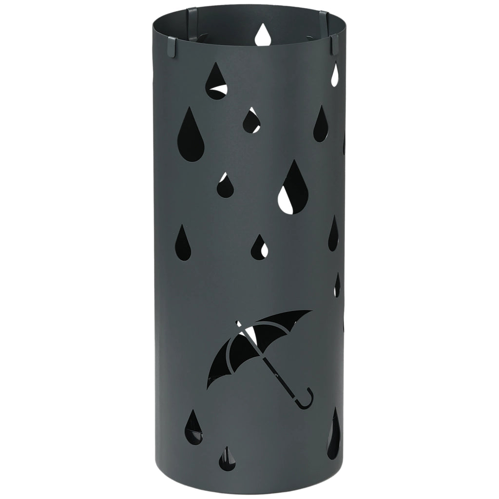 Portaombrelli in metallo ¨C Minimal ¨C grigio 17x41 cm