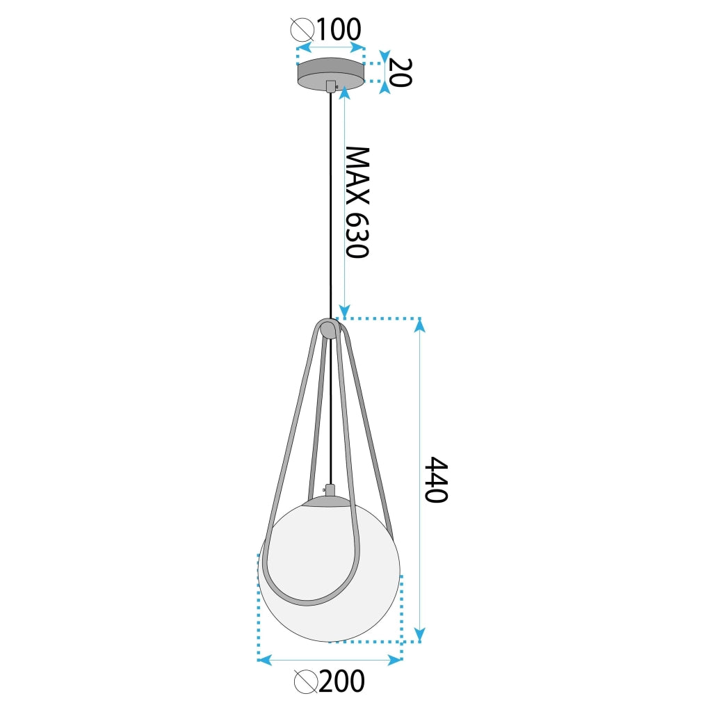 Lampada Da Soffitto APP1793-1CP 20cm Gold