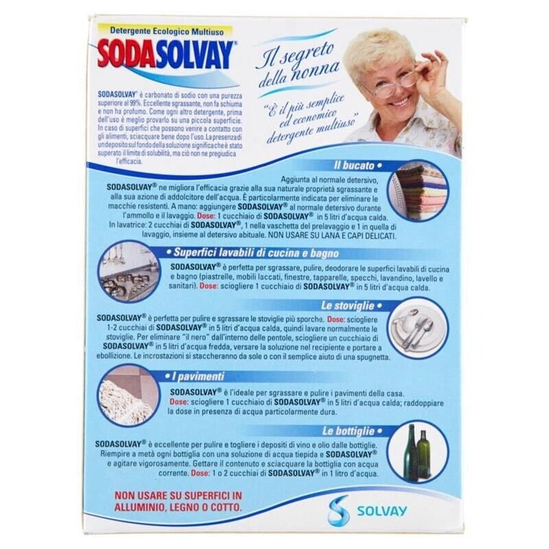 SOLVAY SODA 1 KG DETERGENTE ECOLOGICO MULTIUSO