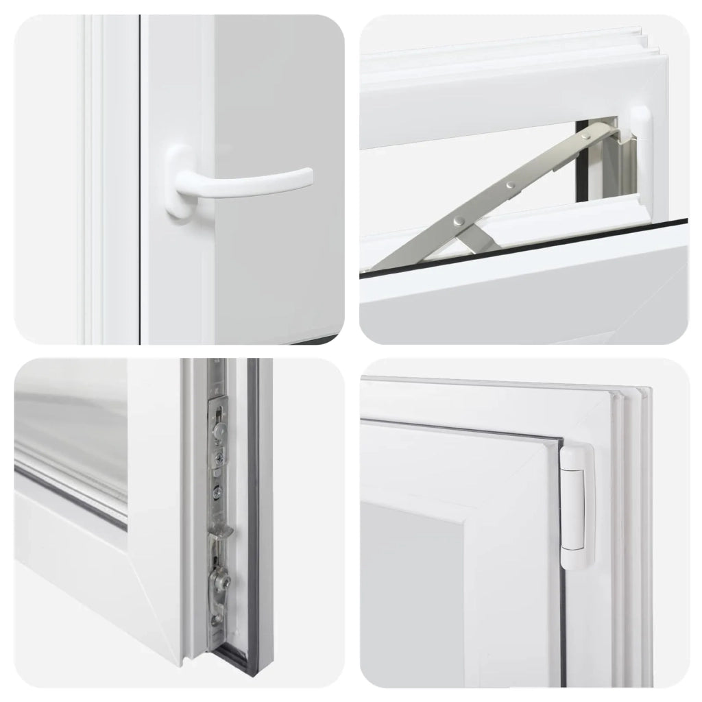 Finestra per Soffitta RISOR Bianco 50 x 75 cm PVC e Vetro 42047228