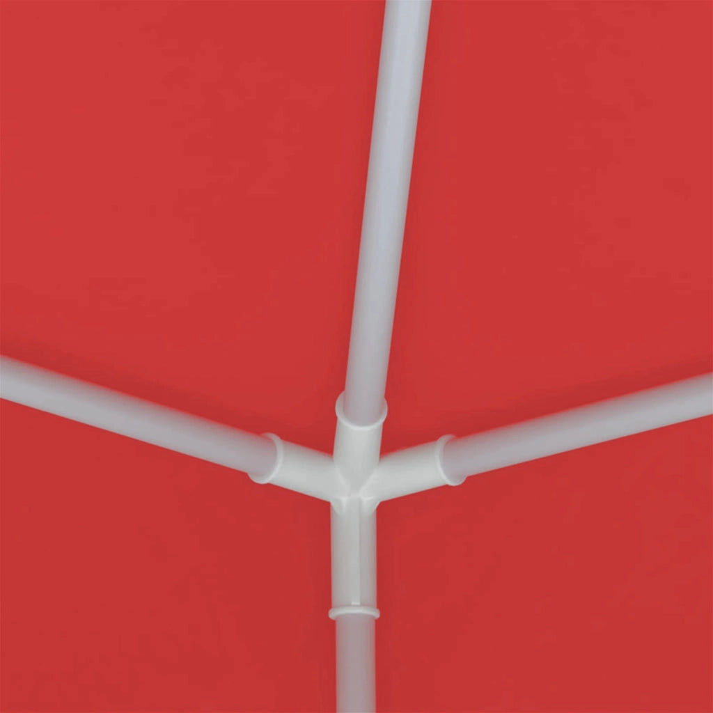 Tenda Party Rosso 250 x 250 x 240 cm PE e Acciaio 42032996