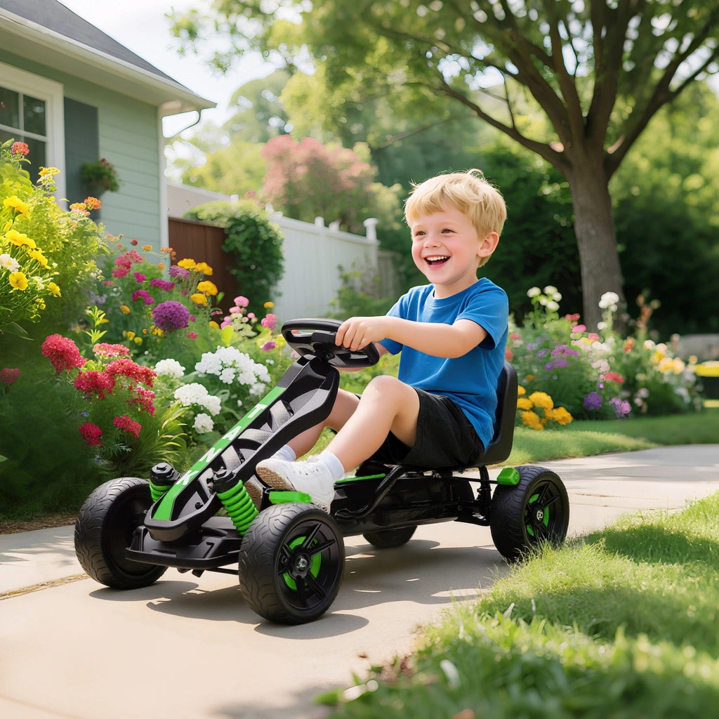 Triciclo a Pedali per Bambini ¨C Minimal ¨C Verde, Metallo, 3+ Anni