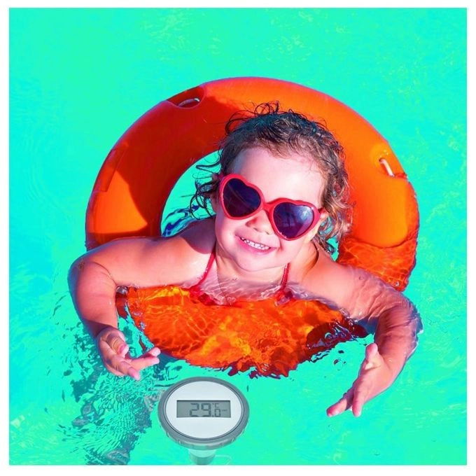 TFA 30.3067.10 Palma Termometro Wireless per Piscina Sensore Temperatura Portata 60 m colore Antracite