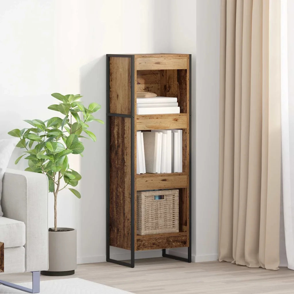 Armadio per Libri Legno vecchio 40 x 30 x 121 cm 886370