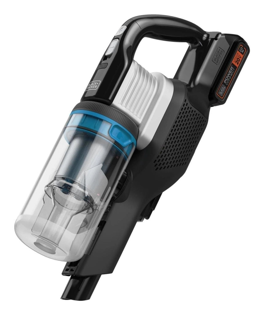 Black and Decker BHFEB520D1 PowerSeries Extreme Aspirapolvere a bastone 2 in 1 senza filo 20V 56 min autonomia ciclonico senza sacchetto colore Nero