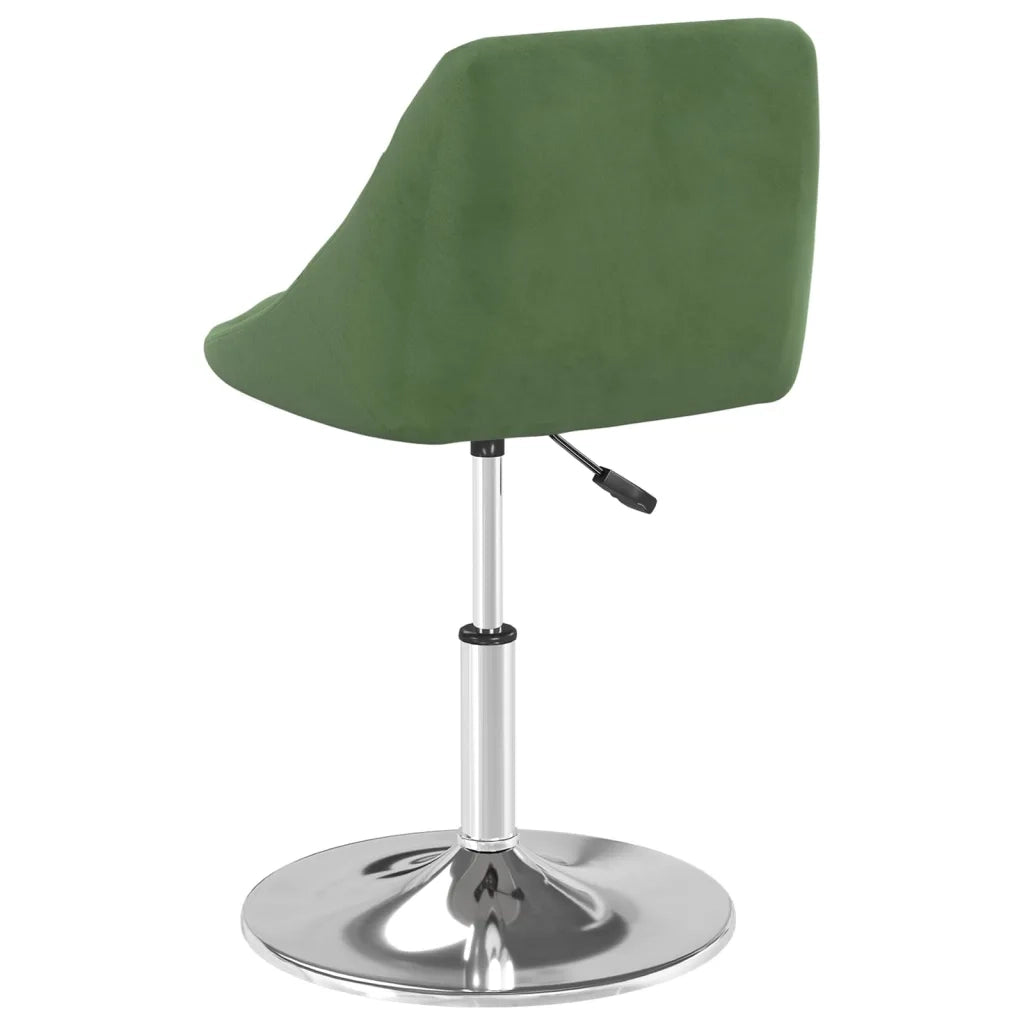 Sedie da Pranzo Girevoli 6 pz Verde Scuro in Velluto 3088772