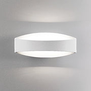 Bridge Lampada da parete LED minimalista in alluminio bianco opaco, design moderno 24.5 cm, 7.2W 3000K, illuminazione interna di alta qualità