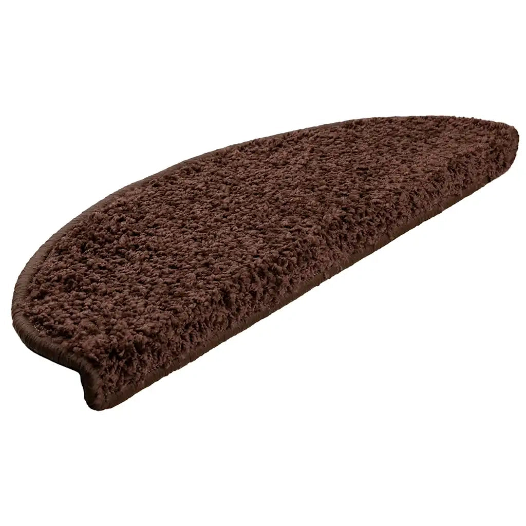 Tappetini per scale 20 pz 65x21x4 cm Marrone Semicircolari Grandi 3365848