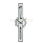 orologio jody Nero e bianco marmo in Ferro 23x75cmh