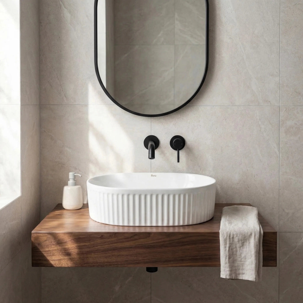 Lavabo Da Appoggio Rea Vanda 40 Mini
