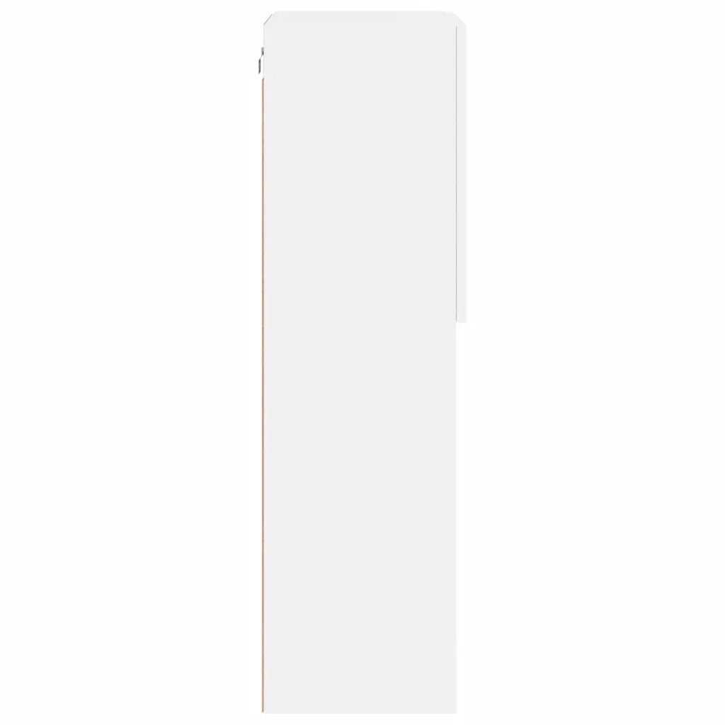 Mobile TV con Luci LED Bianco 40,5x30x102 cm 837057