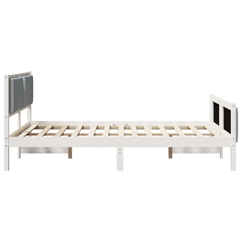 Letto matrimoniale | Letto per adulti | Struttura del letto Grigio chiaro 160 x 200 cm Tessuto