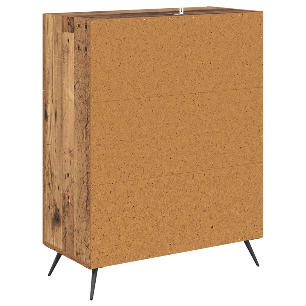 Cassettiera con cassetto Legno vecchio 69,5 x 34 x 90 cm CFW9238321