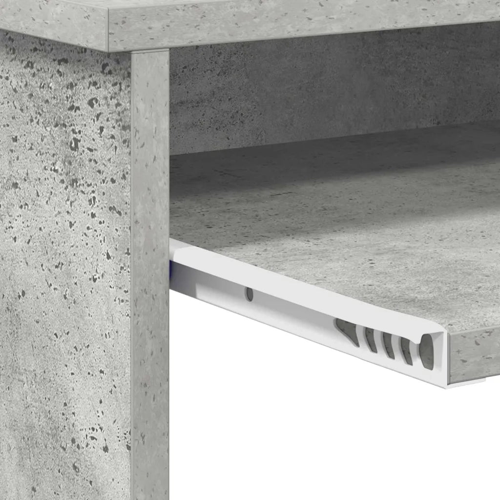 Scrivania Grigio cemento 106 x 41 x 88.5 cm Legno multistrato 869469