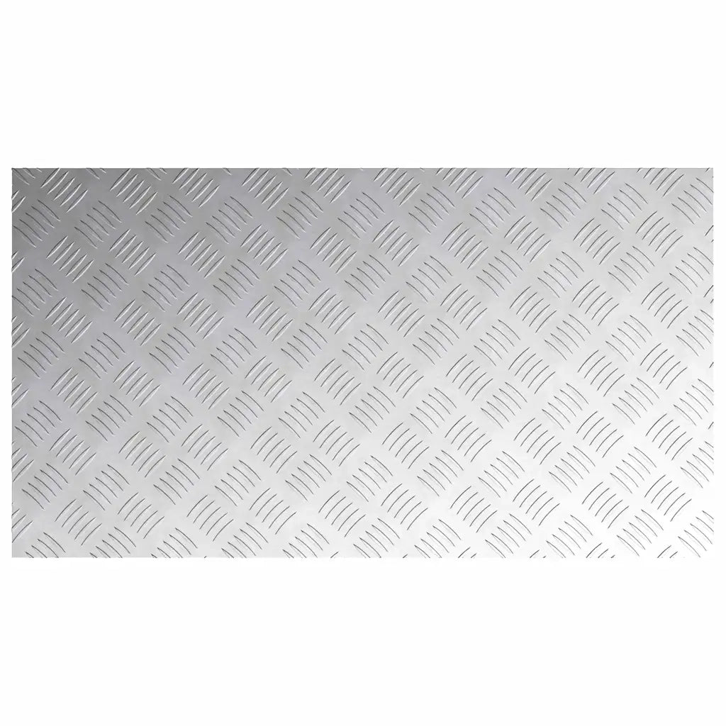 Gradini per Scale 4 pz | Tappetini per scale autoadesivi Argento 90 x 50 cm Alluminio