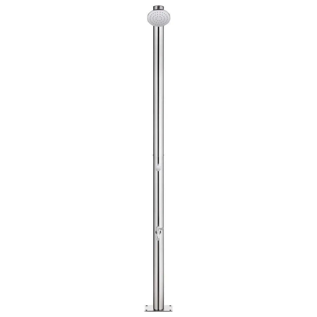 Doccia da Giardino 215 cm in Acciaio Inossidabile 315940