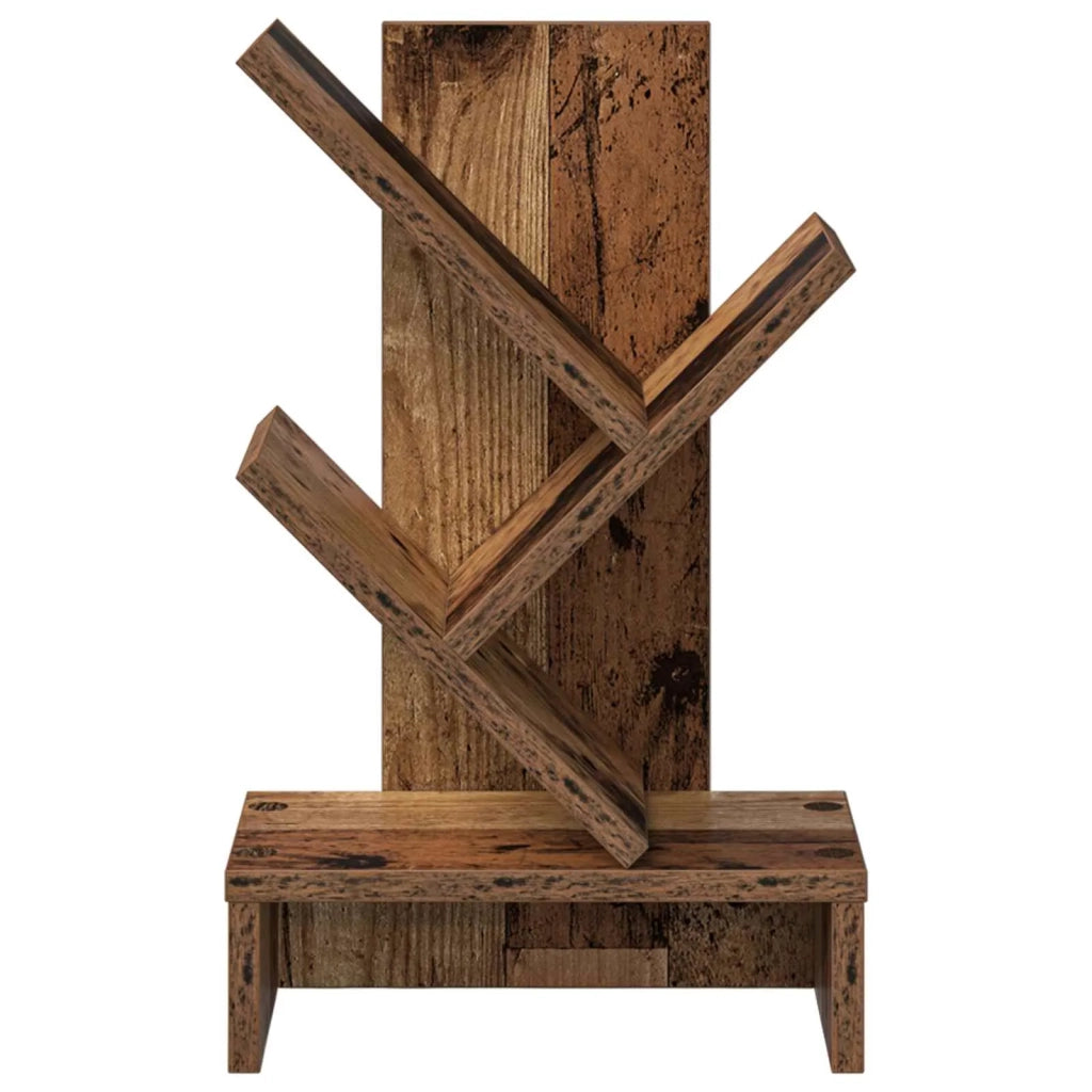 Scaffale per Libri a Forma di Albero 3 Strati 30 x 18 x 48 cm 8012362