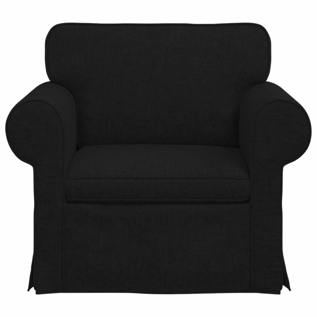 Divano Nero 95 x 82 x 80 cm Tessuto 42024294