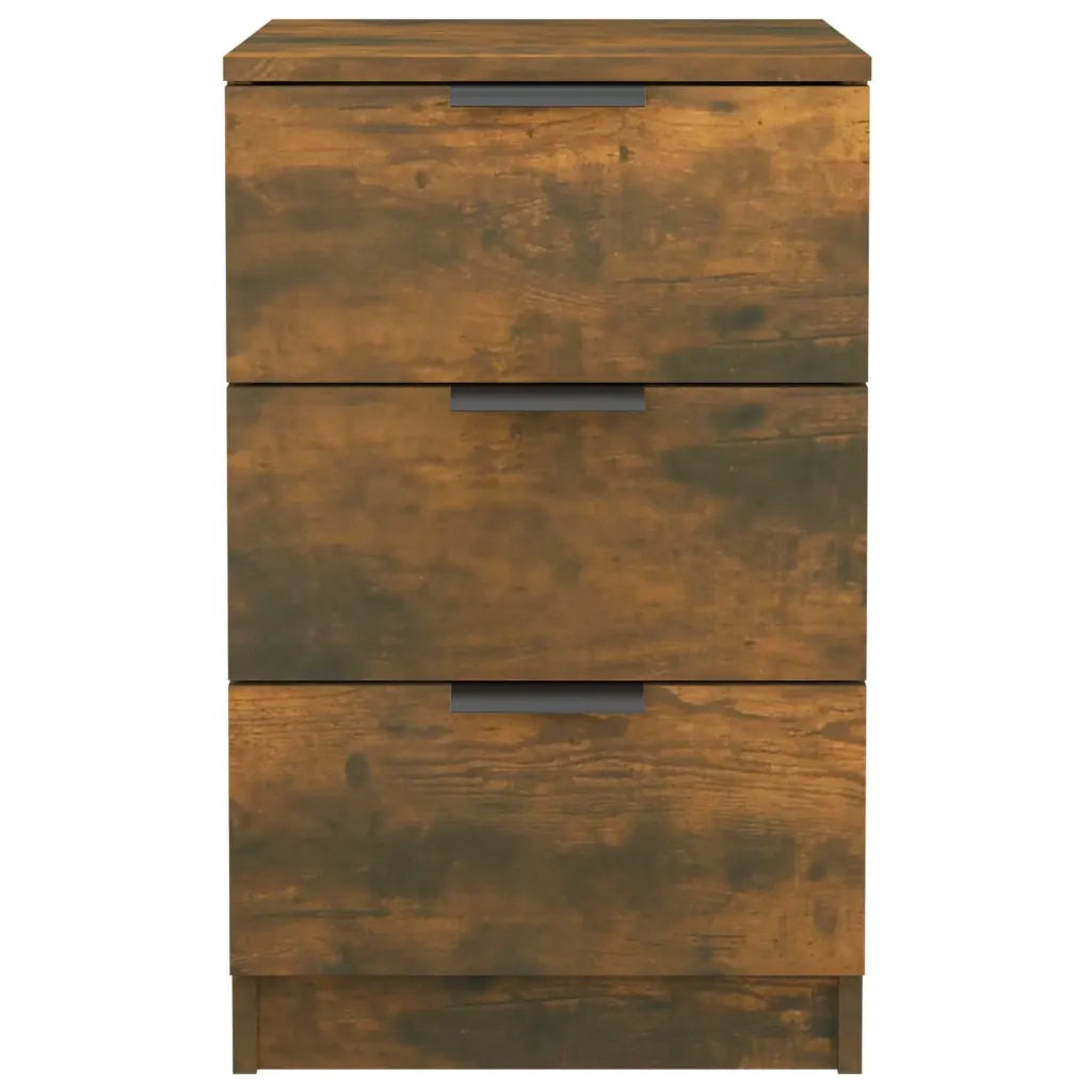 Comodino-Tavolino da notte Rovere Fumo 40x36x65 cm