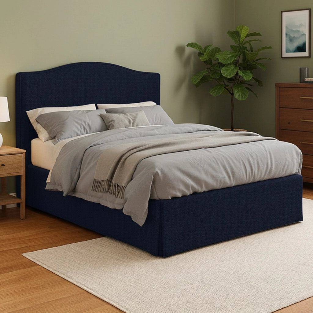 Runcorn, Letto Piazza e Mezza Sfoderabile Made in Italy, Viola Scuro