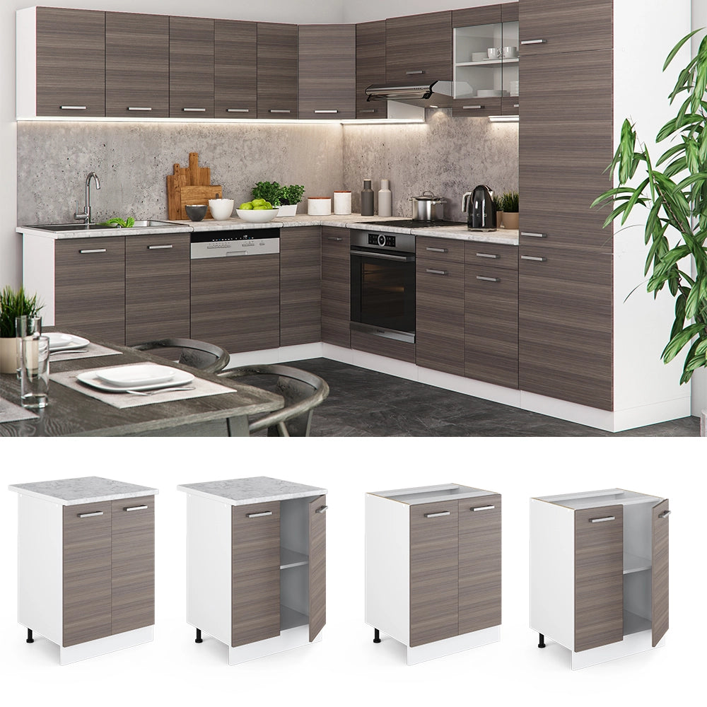 Vicco Mobiletto base cucina Grigio 60 cm , PL Antracite