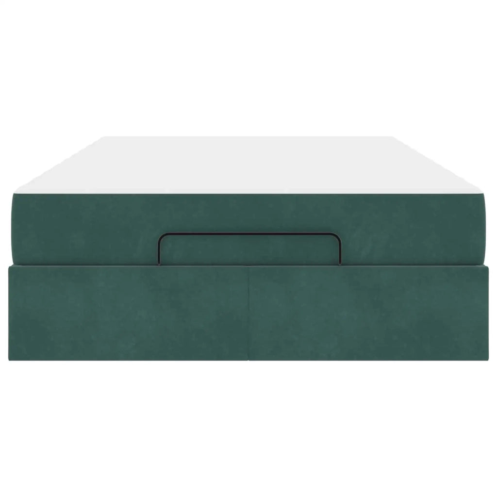 Struttura letto con materasso 2 pcs Verde Velluto 3399555