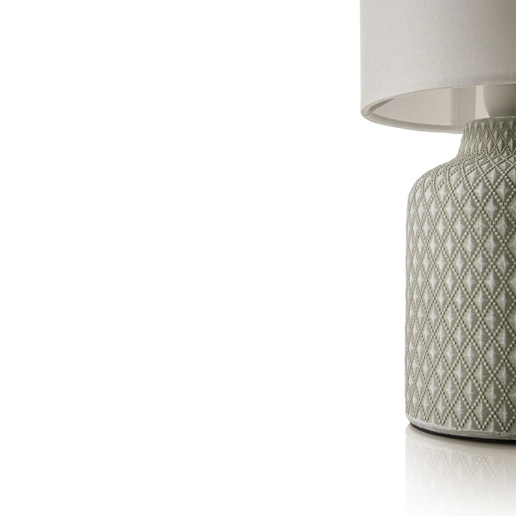 Lampada da tavolo ZAFFIRA grigio