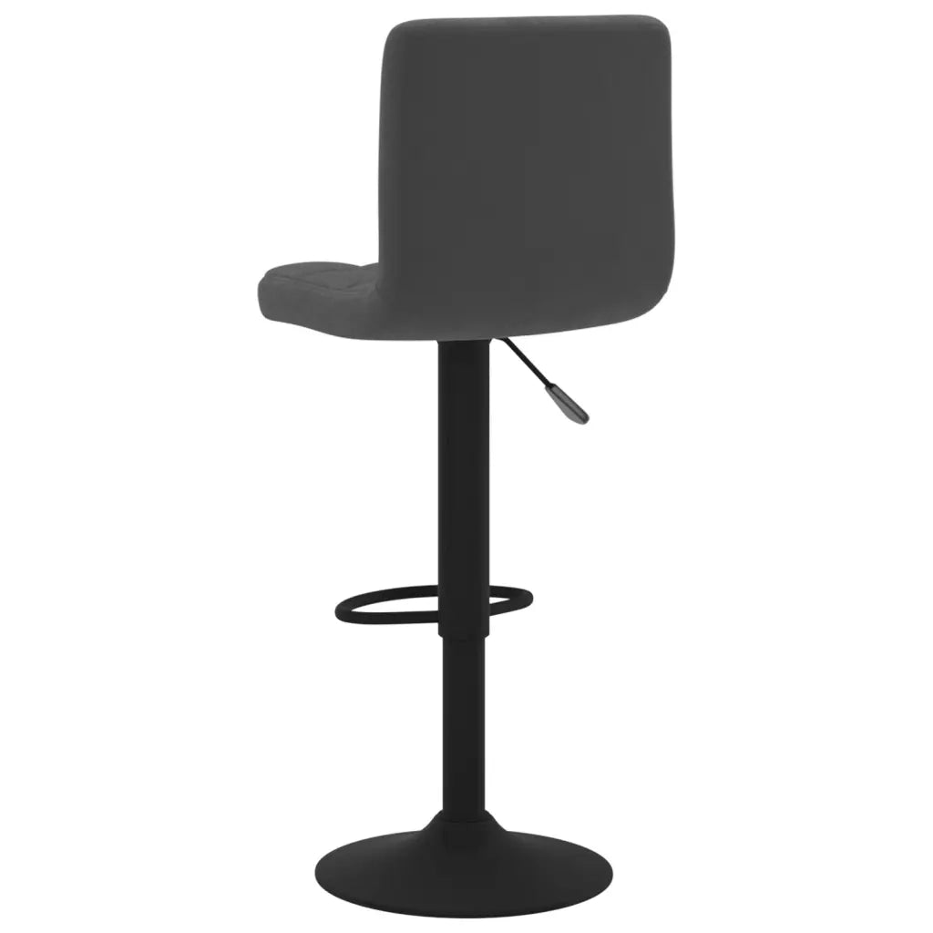 Sgabello da Bar Nero in Velluto 334291