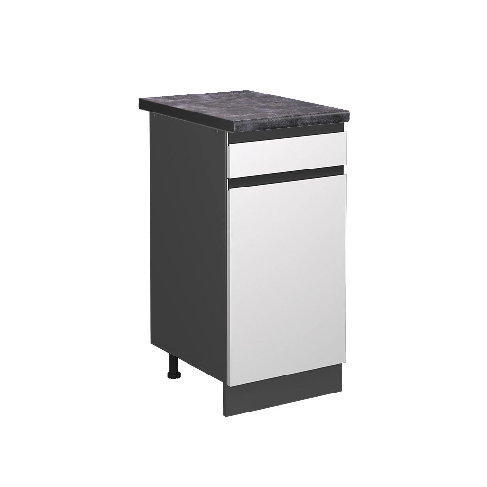 Vicco Mobiletto base per cucina Bianco 40 cm , PL Antracite