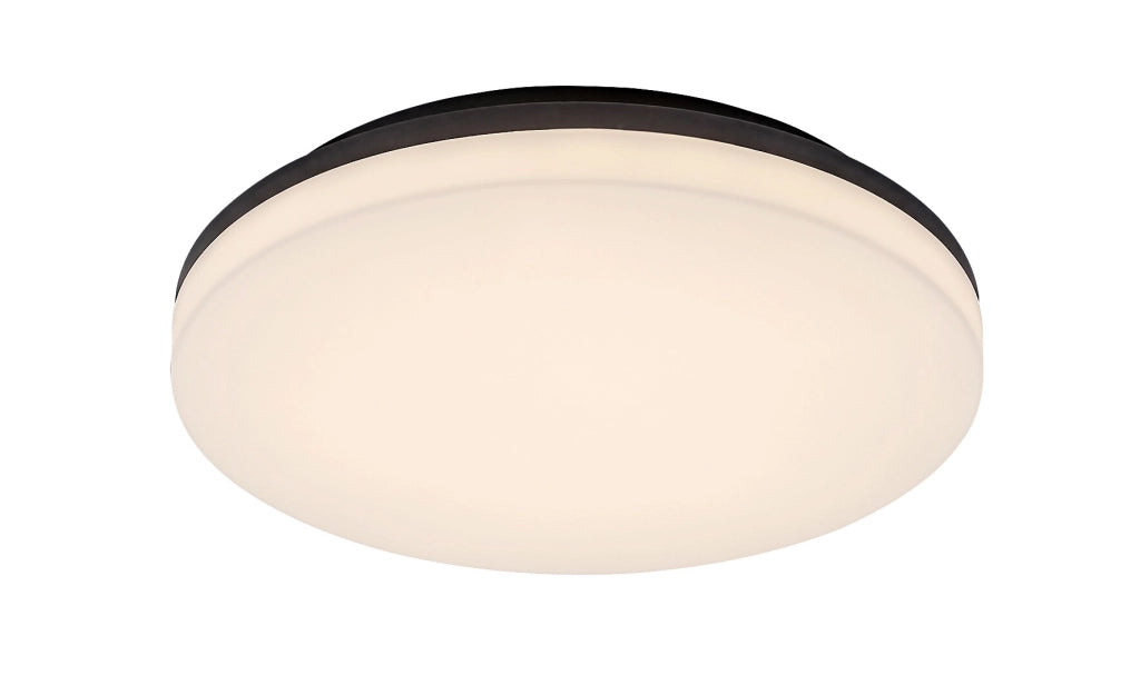 Plafoniera esterna LED 24W 3000K IP54 nera Rabalux