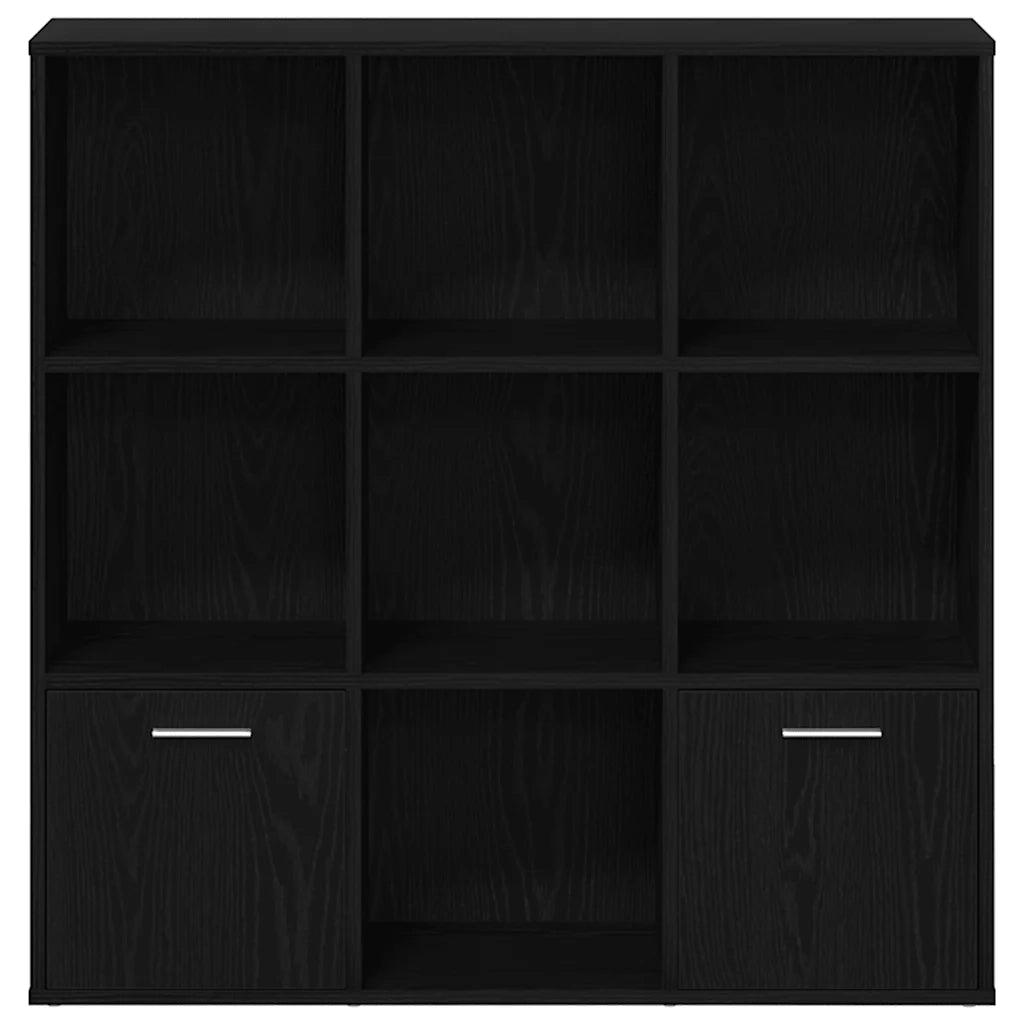Libreria Rovere Nero 98x29x97,5 cm Legno Multistrato 862471