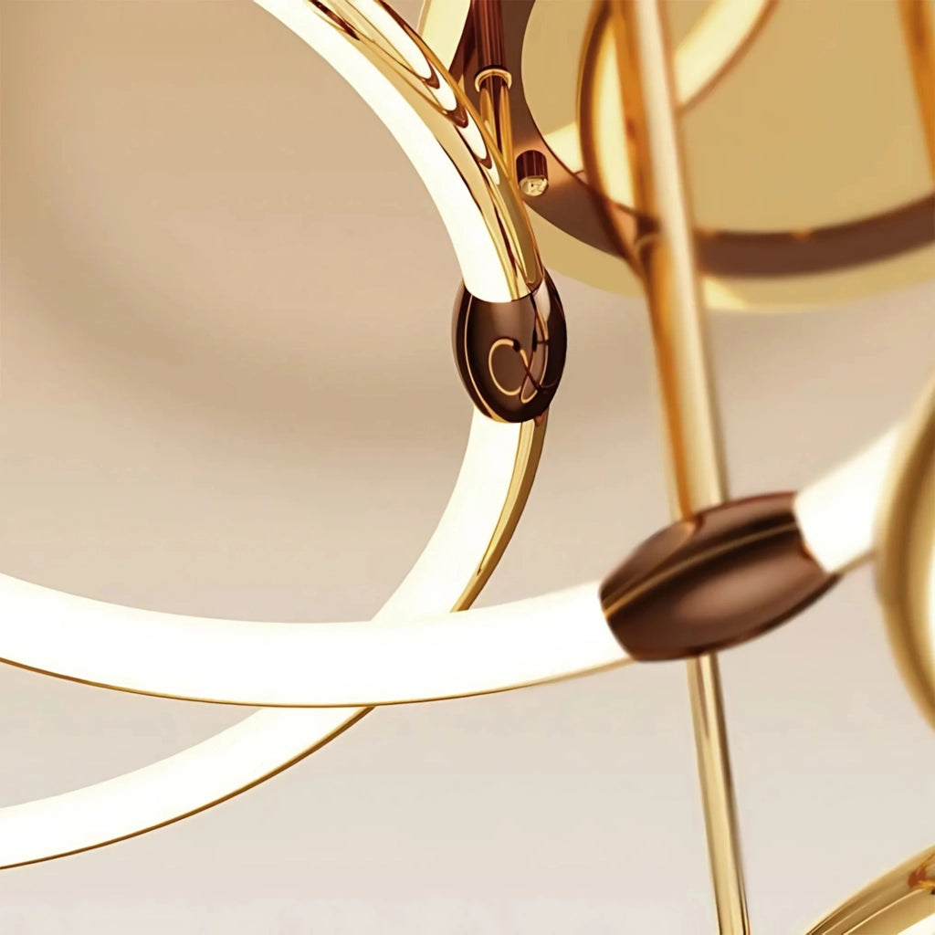 Lampada Da Soffitto G122-3c Gold Led