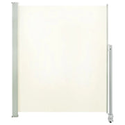Tenda da sole laterale retrattile/schermo privacy per patio giardino terrazza balcone 160 x 300 cm bianco sporco 02_0007272