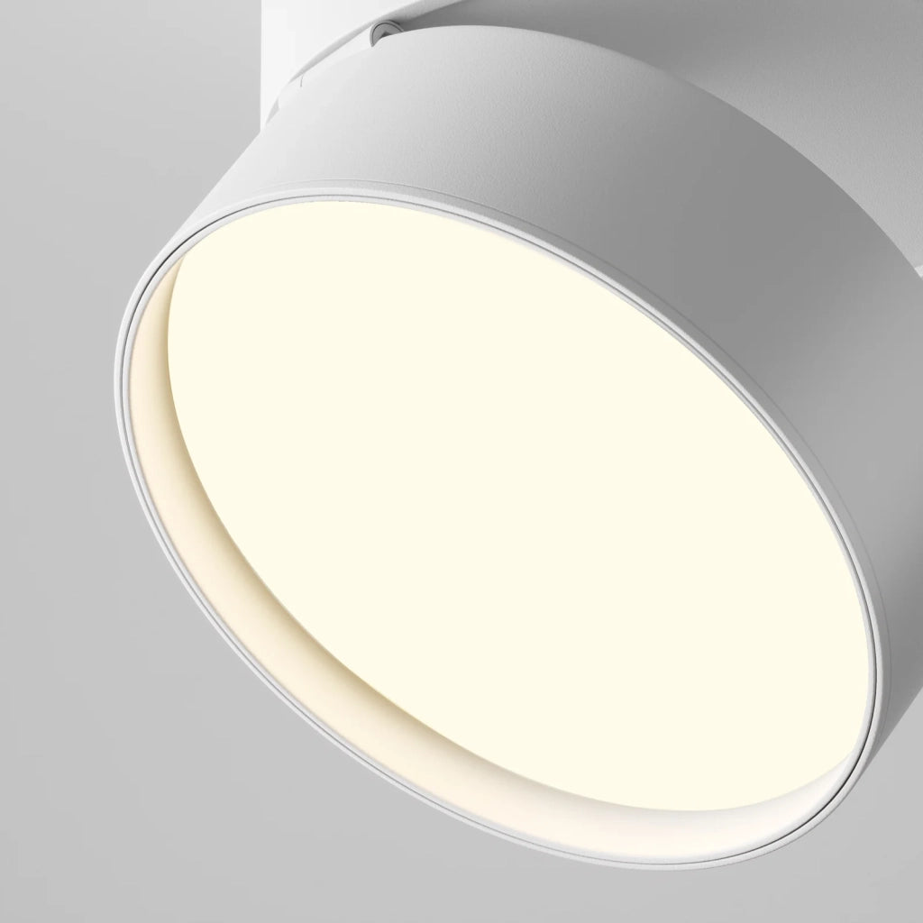 Maytoni Plafoniera moderna Onda 1 luce LED integrato bianco alluminio