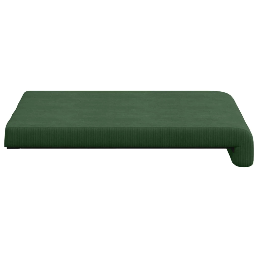 Cuscino per panchina 2 pcs corduroy Verde Scuro 42043063
