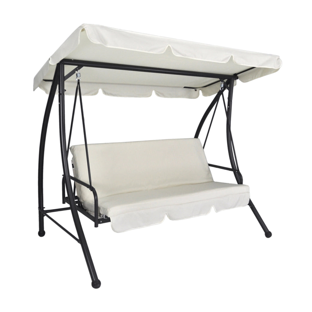 Dondolo da giardino 3 posti trasformabile in letto - Cayman - DOL11-CA210