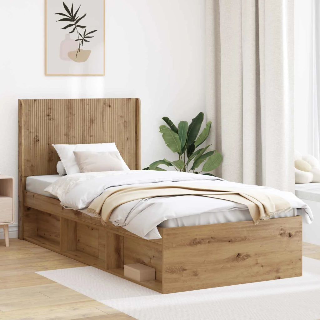 Testiera | Testata Letto Rovere Artigianale Legno ingegnerizzato